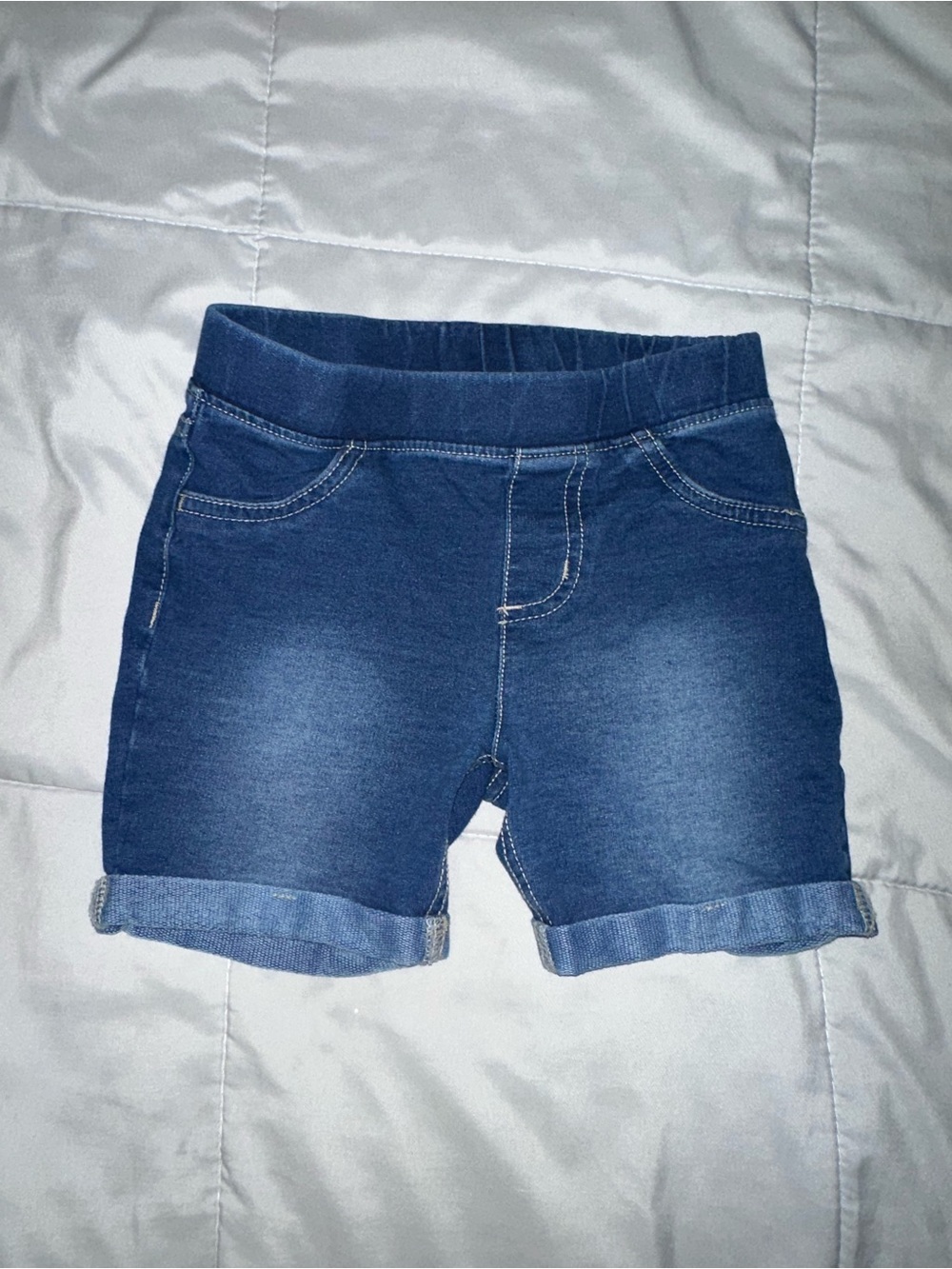 jumping beans Dark Blue Pull-On Denim-Style Shorts